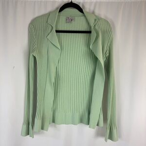 Vintage Worth Mint Green Ribbed 100% Cotton Top
